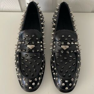 Alexandra McQueen Loafers Studded Sz 45 Italy